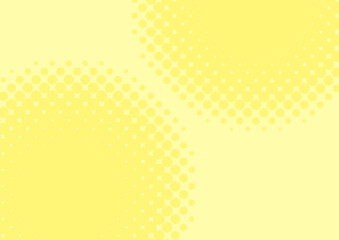 黄色のハーフトーンの背景	
