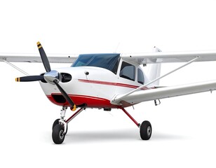 Fototapeta premium White and red airplane