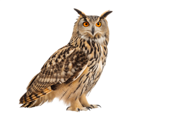 Majestic Eurasian Eagle Owl A Stunning Portrait of a Wise Bird of Prey