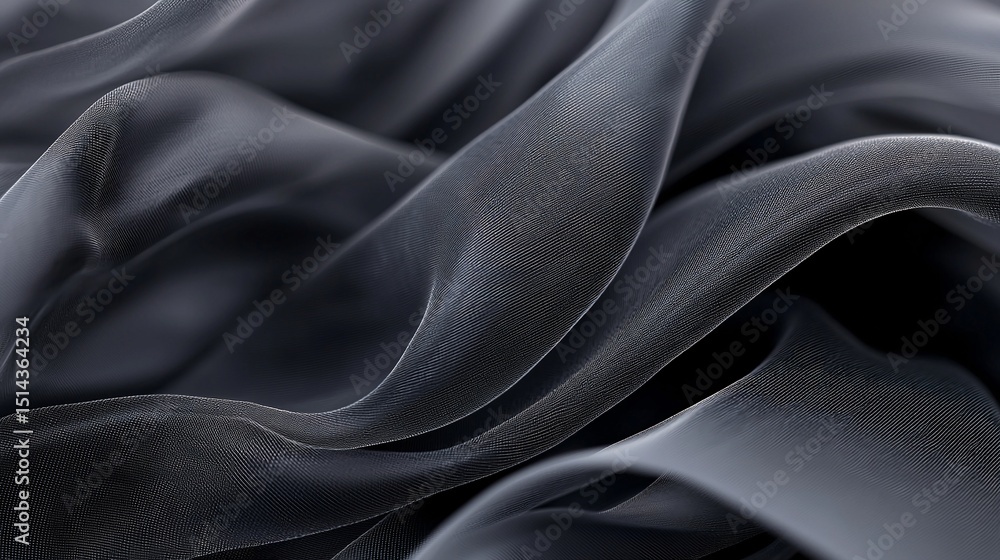 Poster abstract black and grey dynamic background with flowing lines and subtle texture