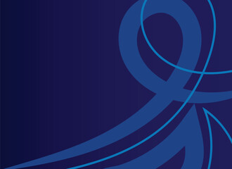  Flat abstract blue ribbon background with flowing curves, perfect for business presentations, digital content, and creative layouts. Clean minimal style with modern and professional visual appeal