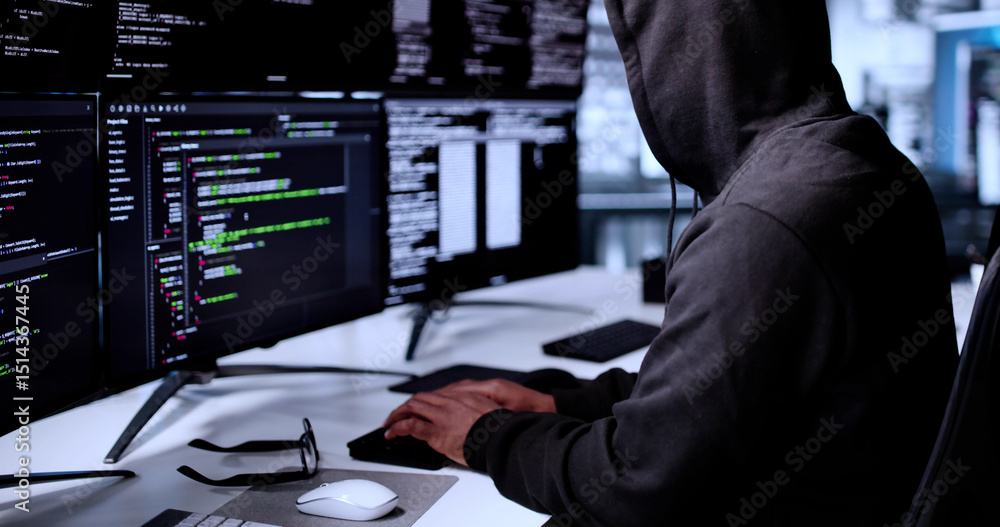 Poster caught in the act: cyber criminal stealing secure data