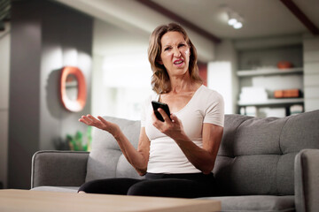 Financial Scam Alert: Woman With Neck Pain