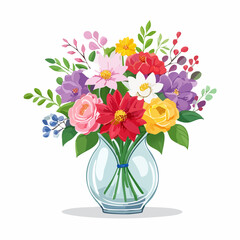 A bouquet in a vase with a light, airy look — perfect for home decor, interior design, or lifestyle branding.