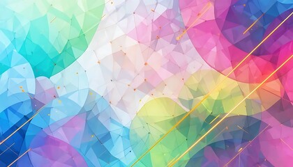 Explore vibrant abstract background with geometric shapes and colorful design for modern art projects