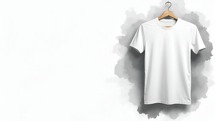 Contemporary T-Shirt Mockup Design: Innovative Style & Modern Graphics for Fashion Branding - Empty Space for Creative Marketing