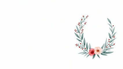 Patriotic Memorial Day Wreath: High-Resolution Images of Floral Tribute with Symbolic Greenery and Empty Space for Text