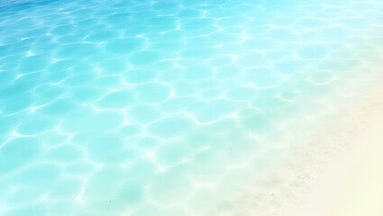 Obraz premium Stunning Close-Up of Crystal Clear Water Shoreline: Gentle Ripples on Transparent Shallow Sea Bed Showcasing Pristine Marine Environment - Perfect for Coastal Clarity Stock Photos