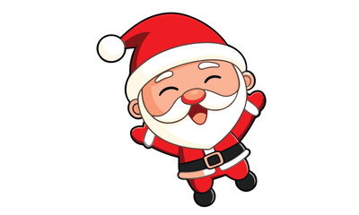 Santa Claus with huge bag