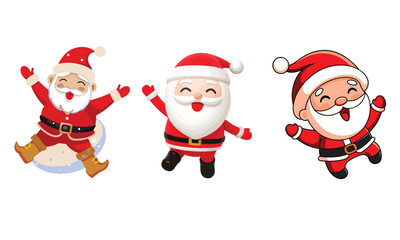 Santa Claus with huge bag