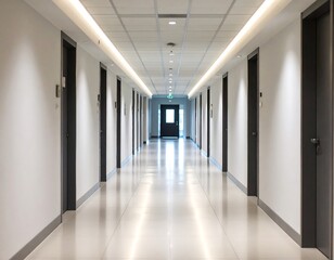 Empty office hallway (2)