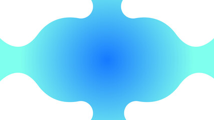 Abstract blue gradient wave background design