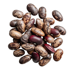 Anasazi Beans Top View Photo PNG Transparent 