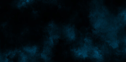  Fog or smoke blue color isolated black background, evoking a sense of depth and tranquility, Watercolor fireless candle on dark wall background, abstract blue smoke grange  moves on black background.