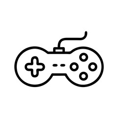 Gamification controller icon on transparent background for web and graphic design