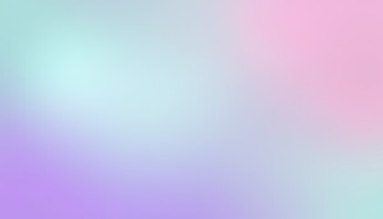 Vibrant pastel gradient in shades of pink, purple, and blue creates soft and calming atmosphere, perfect for backgrounds or design elements