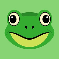 green frog cartoon