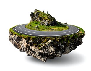 Floating island road