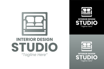 Sleek Sofa Design Interior Studio Logo for Modern Branding Solutions