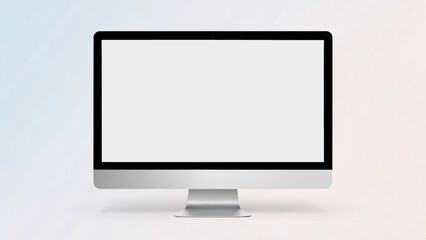 monitor computer notebook white isolate color device display touchscreen blank technology mockup business laptop desktop office mockup digital wireless monitor laptop display computer present product 