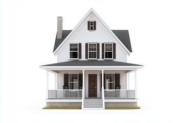 The architectural blueprint is a technical drawing showing the floor plan and design for a house construction project