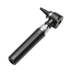 Fototapeta premium High-quality medical otoscope for ear examination isolated on white background ideal for healthcare professionals and medical publications