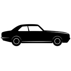 Obraz premium vintage car isolated on white background