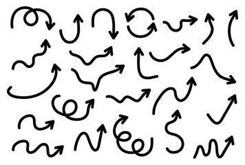 シンプルな矢印アイコンのセットです