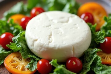 Mozzarella Ball Salad with Colorful Flair