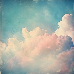 Dreamy Pastel Clouds with Quokka Frame Textures