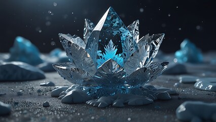 Obraz premium ice and snow