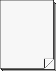 Obraz premium Paper Icon Illustration