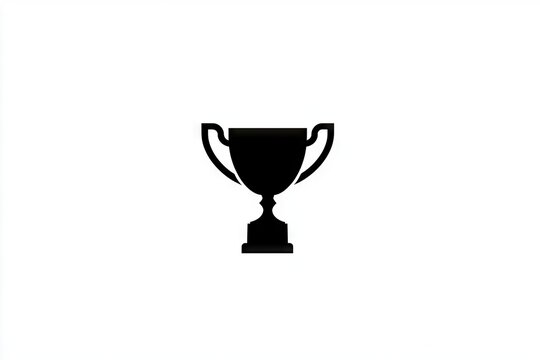 Black silhouette of a trophy.