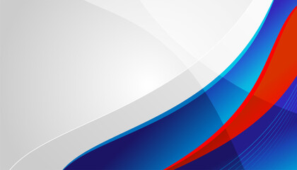 Blue and red abstract corporate background.