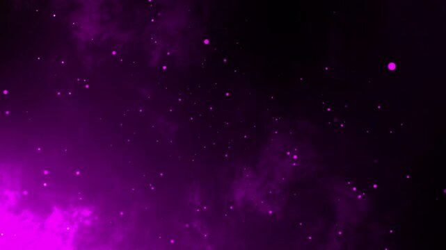 Particel background  galaxy animation Purple  gradient motion animation 4k