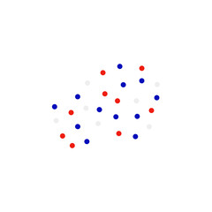 Bastille day decoration. Vector illustration 