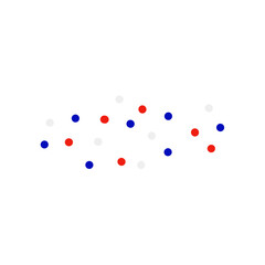 Bastille day decoration. Vector illustration 