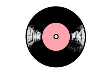 Vintage vinyl record graphic design.