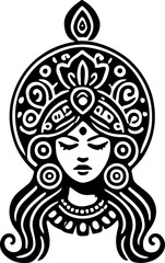 sketch vector silhouette illustration design icon logo symbol detail mandala ancient classic vintage europe