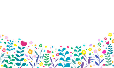 花 背景 フレーム ガーデン カラフル