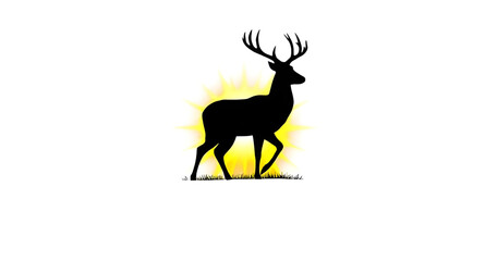 Deer icon, Deer silhouette, Stag icon, Antlers icon, Buck icon, Wild deer icon, Deer head icon, Animal icon, Forest deer icon, Minimal deer icon, Outline deer, Cartoon deer icon, Vector deer, Elegant 