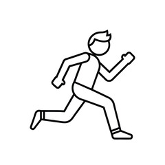 running businessman vector