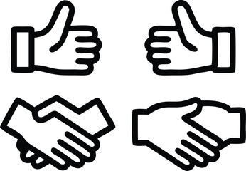 Black vector silhouette of a hand pointing finger illustrating a hand gesture