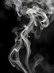 Obraz premium abstract smoke art, swirling smoke, wispy smoke background, smoke waves, abstract fog, smoky texture, smoke swirl design, vapor background, abstract smoke wallpaper, fantasy smoke art, abstract mist, 