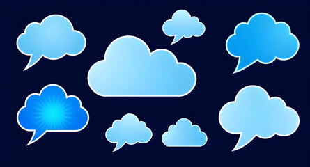 sketch cloud bubbles, outline cloud bubbles, vector cloud bubbles, hand drawn cloud bubbles, round cloud bubbles, fluffy chat bubbles, talking cloud bubbles, communication bubbles, bubble cloud shapes