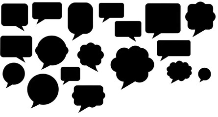 dialogue bubbles, talk bubbles, chat bubbles, text bubbles, blank speech bubbles, cartoon speech bubbles, retro speech bubbles, doodle speech bubbles, sketch speech bubbles, outline speech bubbles, em