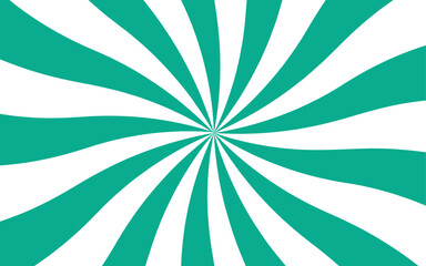 Abstract high-contrast, radial burst background with blue and white curved stripes central focal point.  Dynamic spiral effect reminiscent of retro candy swirls or vintage sunburst posters.