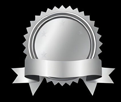 Second place award, Silver badge, Silver achievement, Silver honor, Silver ribbon, Metallic silver award, Silver plaque, Silver star award, Silver champion, Silver honor medal, Silver competition priz