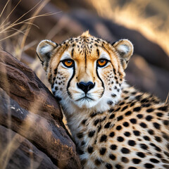 Cheetah in the wild