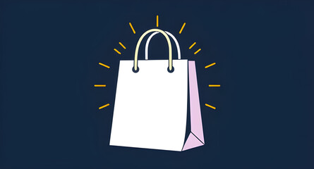 Shopping bag vector, Shopping bag icon, Paper bag vector illustration, Retail bag icon, Shopping tote vector, Eco shopping bag, Grocery bag vector, Plastic shopping bag illustration, Shopping bag clip